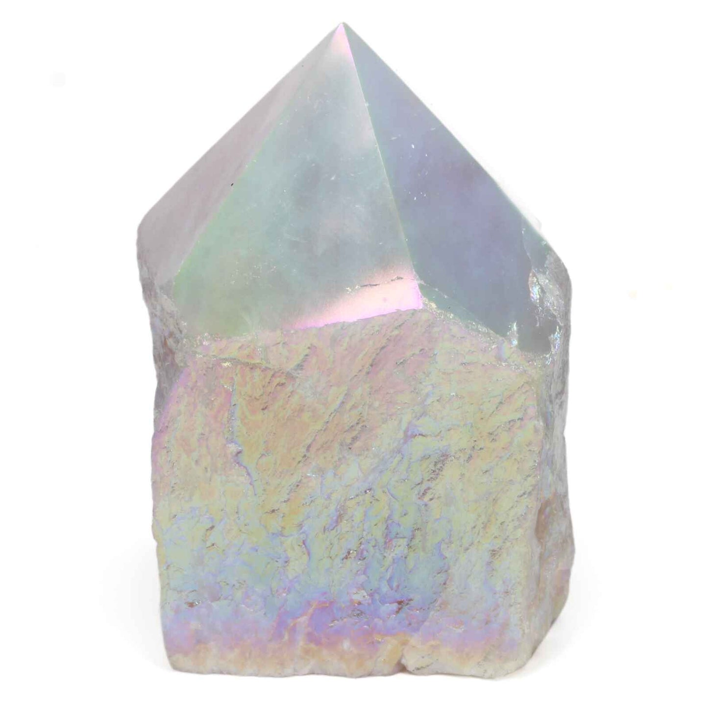 Rose Aura Quartz Energy Point - The Emotional Healing Stone