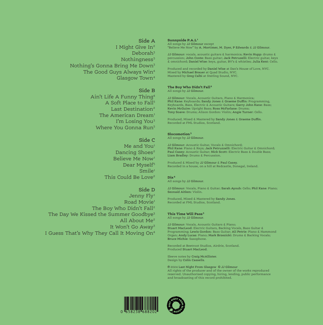 JJ Gilmour - The Evolution Of JJ Gilmour