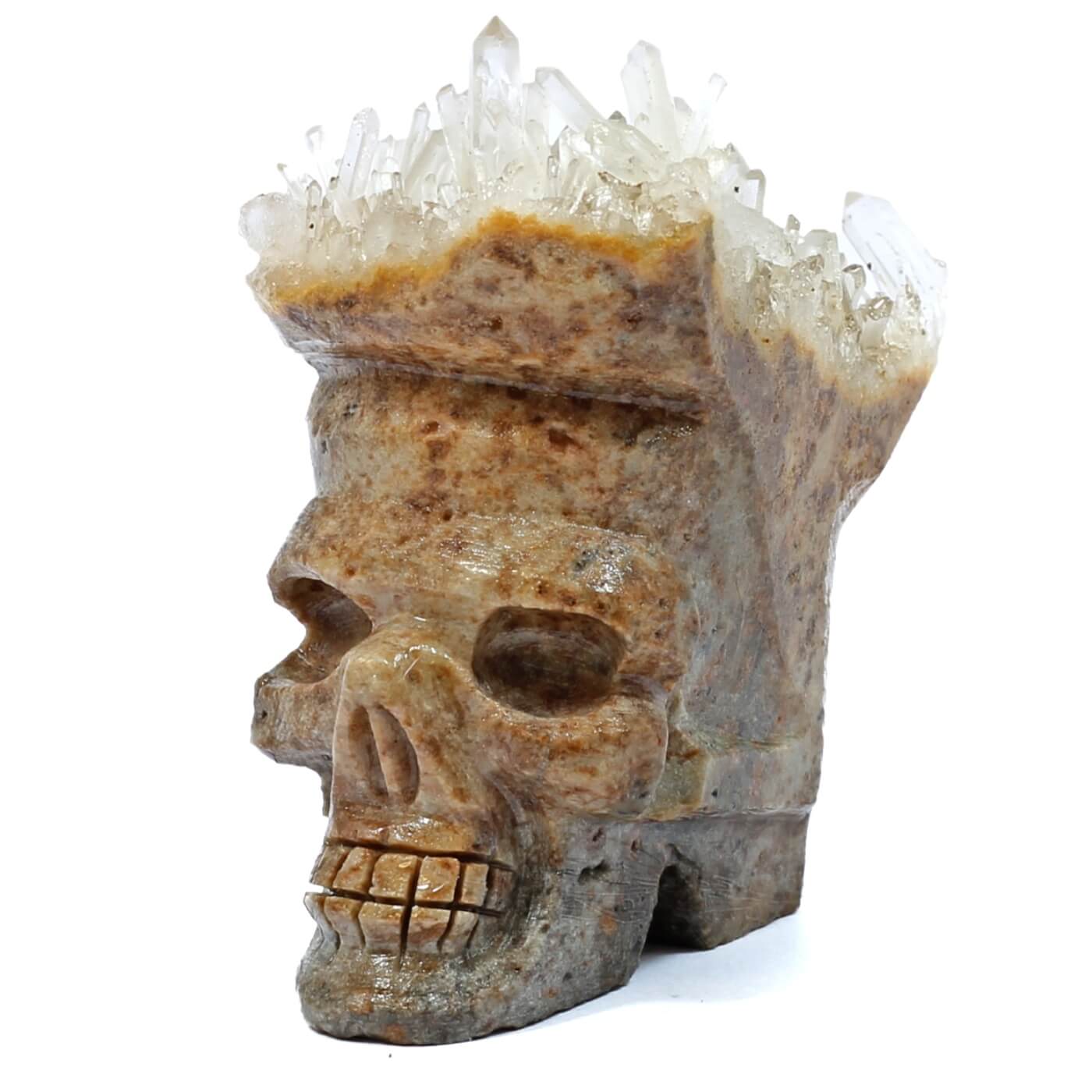 Skull Quartz Cluster (154g)