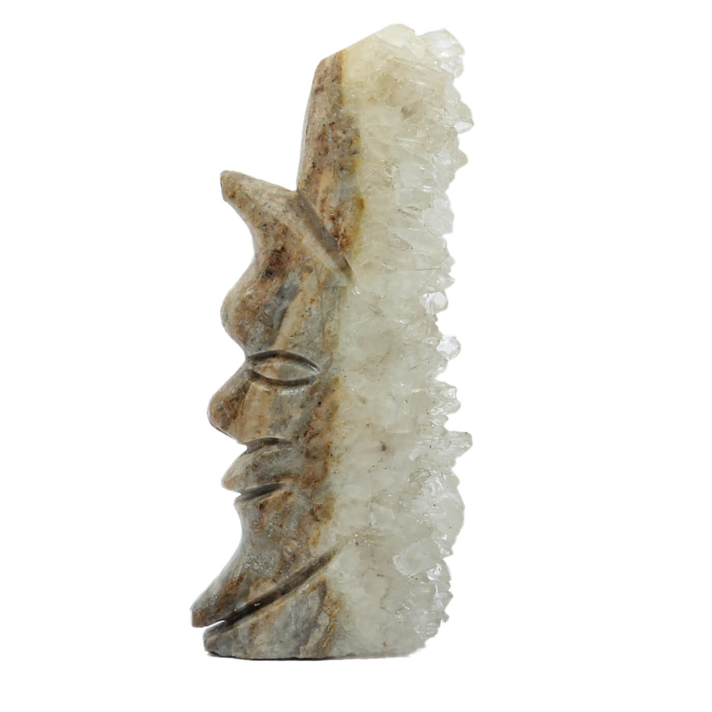 Clear Quartz Man In The Moon Cluster (128g)