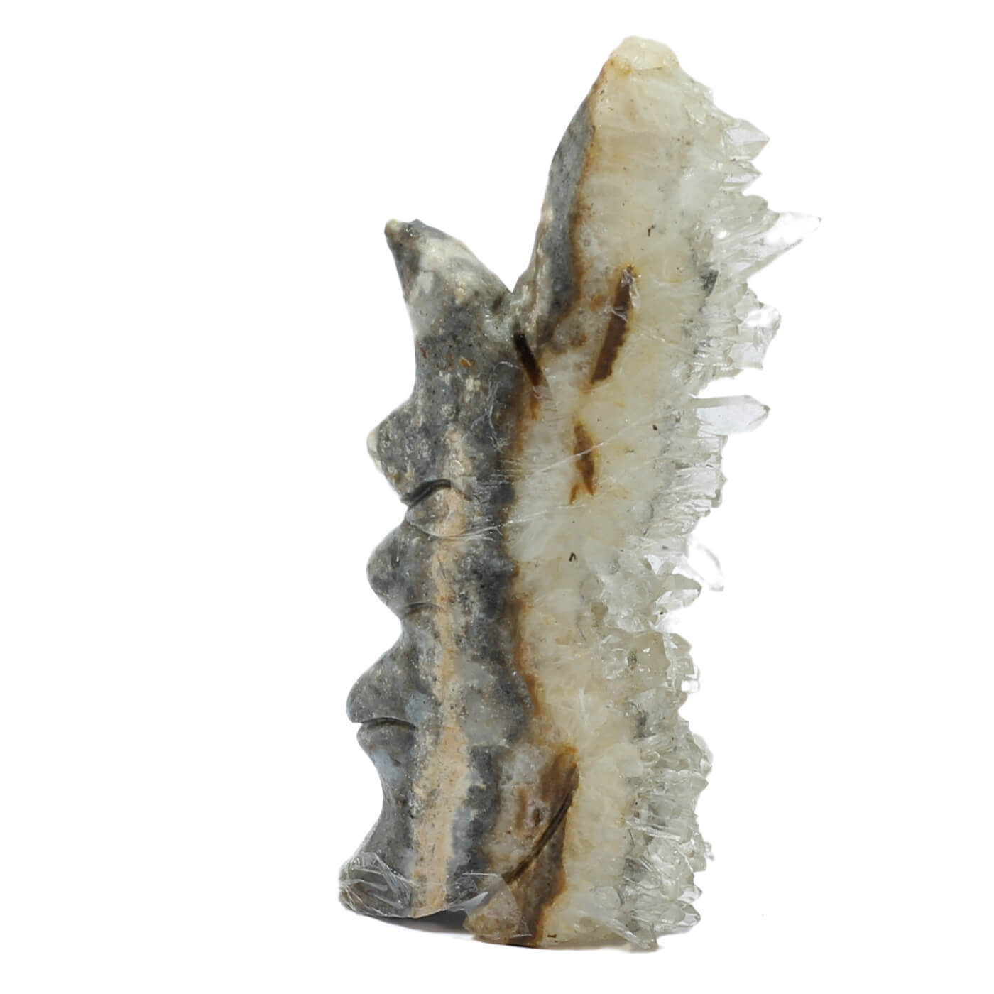 Clear Quartz Man In The Moon Cluster (98g)