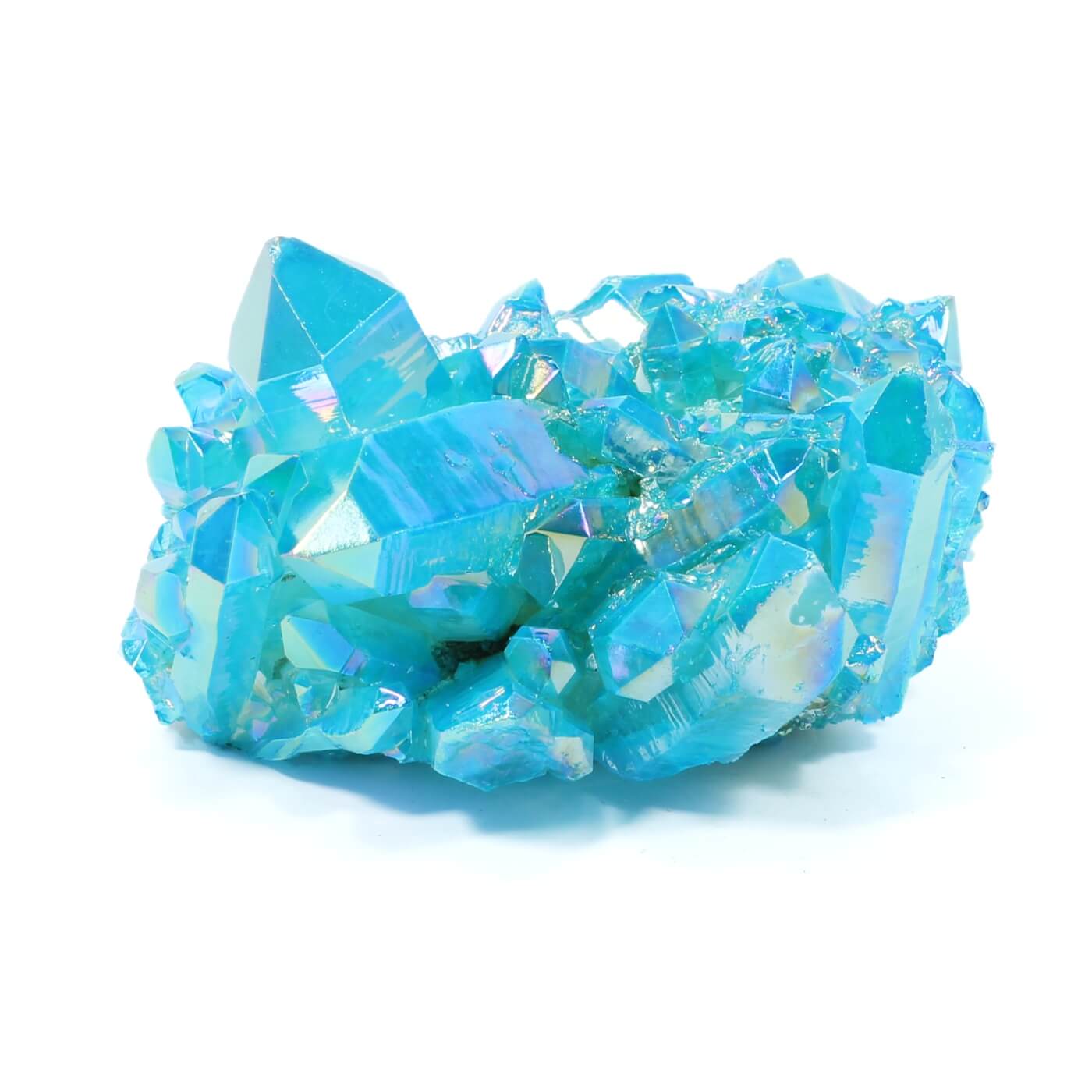Blue Aura Quartz Cluster (579g)