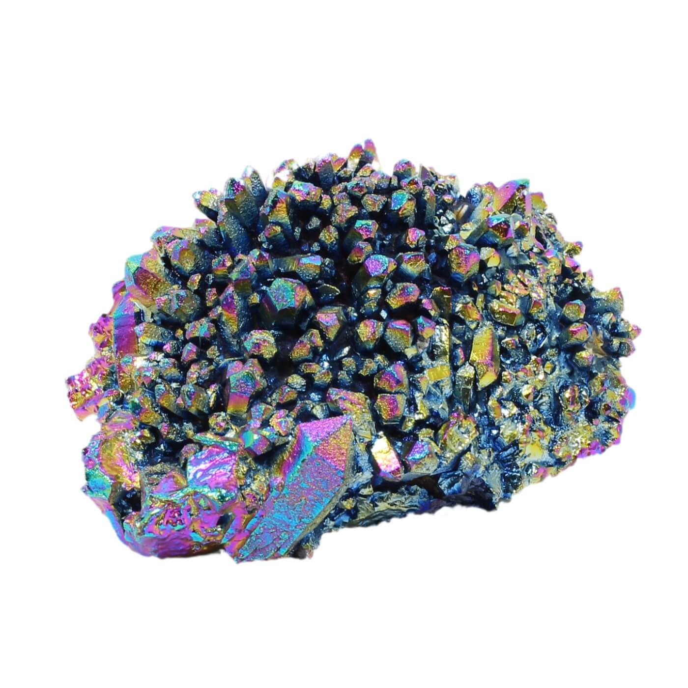 Titanium Aura Quartz Cluster (479g)
