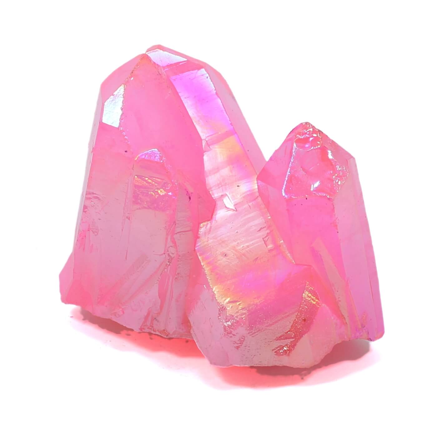 Pink Aura Quartz Cluster (497g)