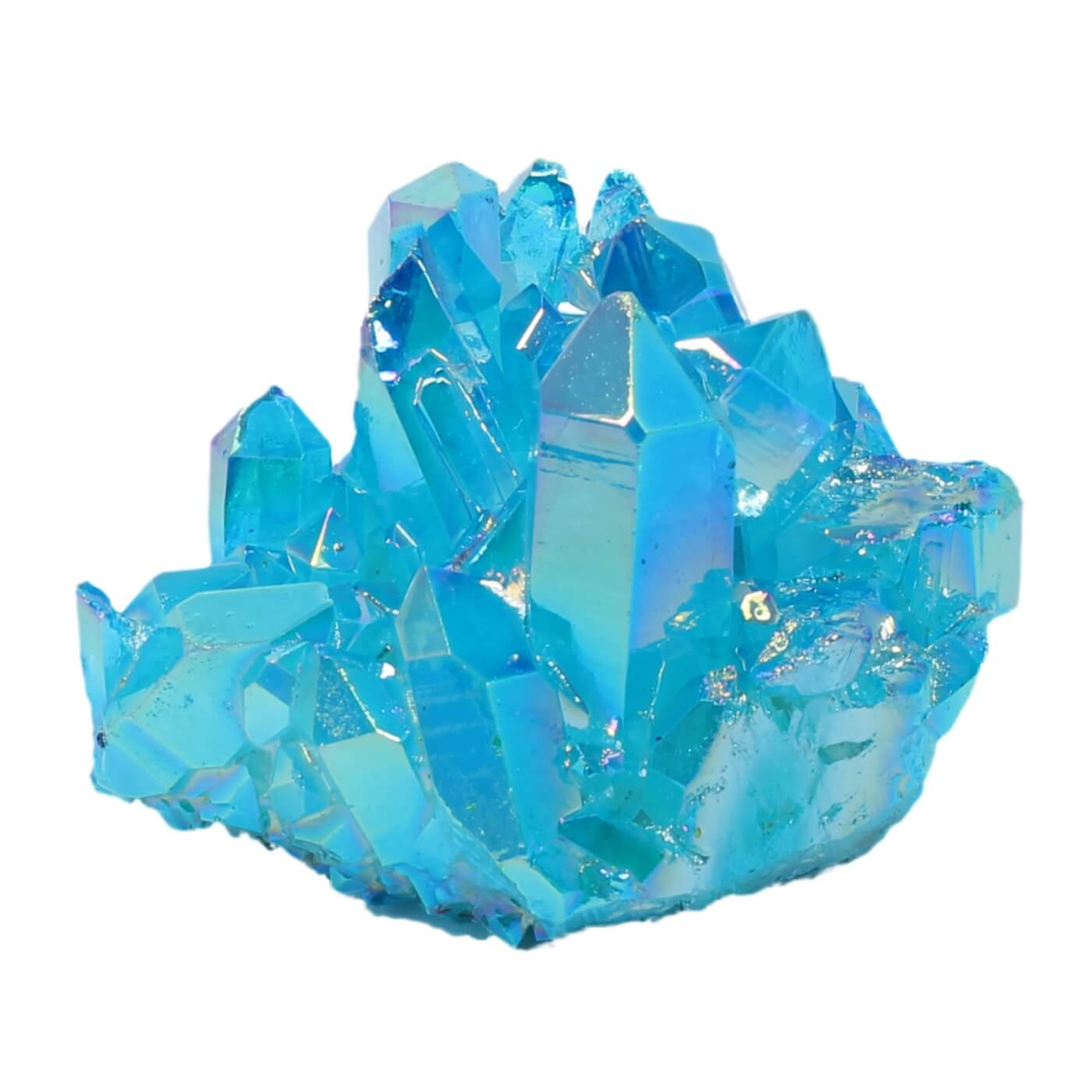 Blue Aura Quartz Cluster (492g)