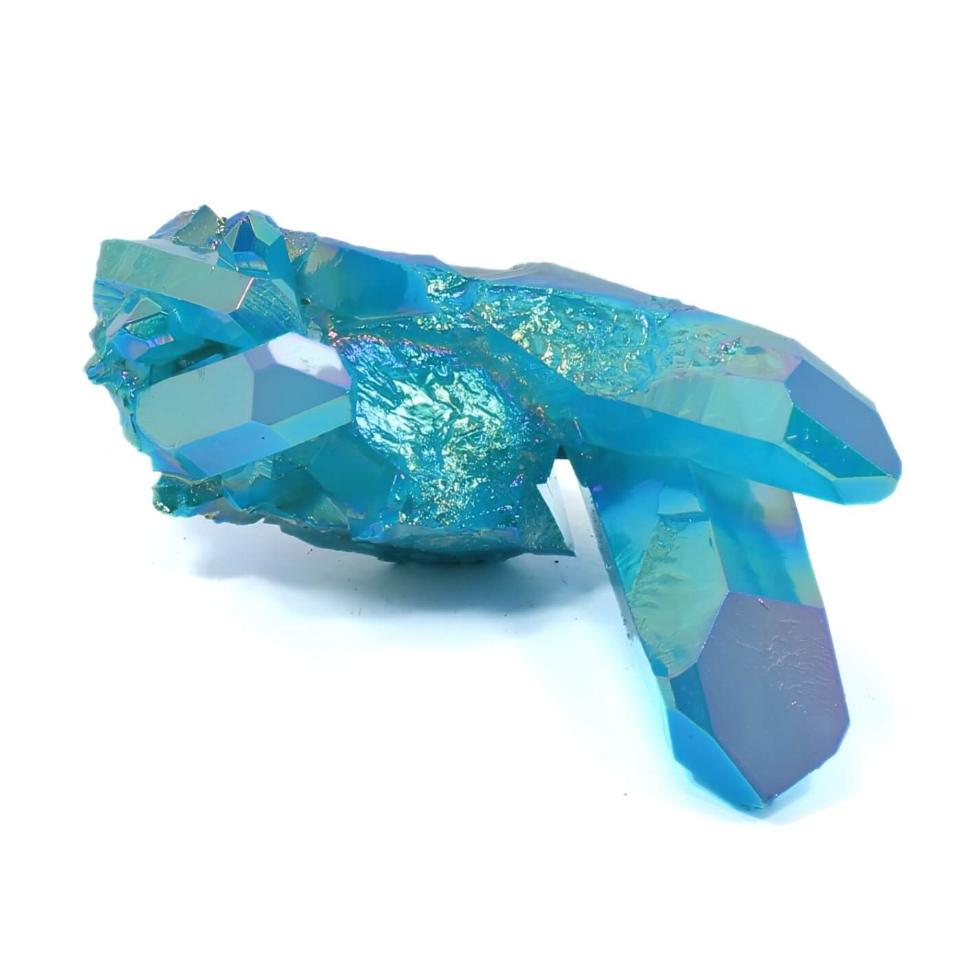 Blue Aura Quartz Cluster (488g)