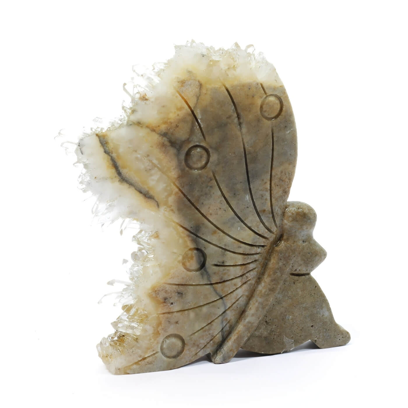 Clear Quartz Butterfly Cluster (177g)