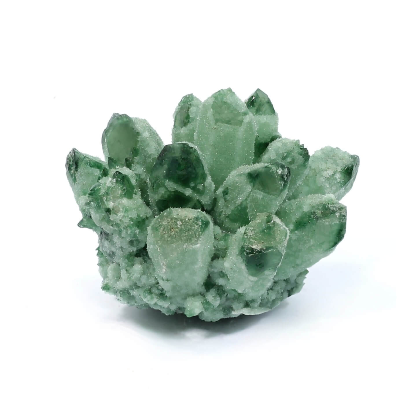 Green Phantom Quartz Cluster (346g)