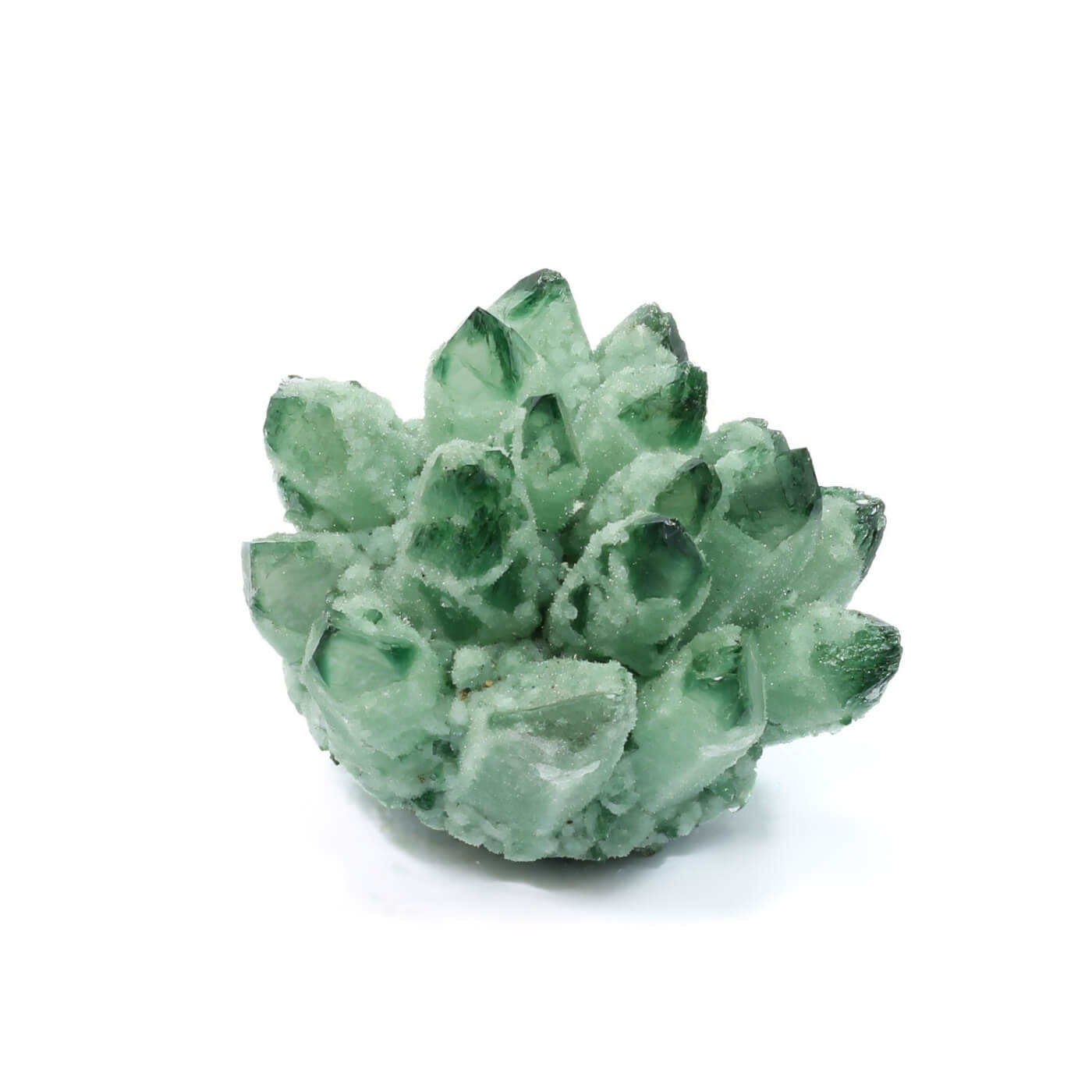 Green Phantom Quartz Cluster (379g)