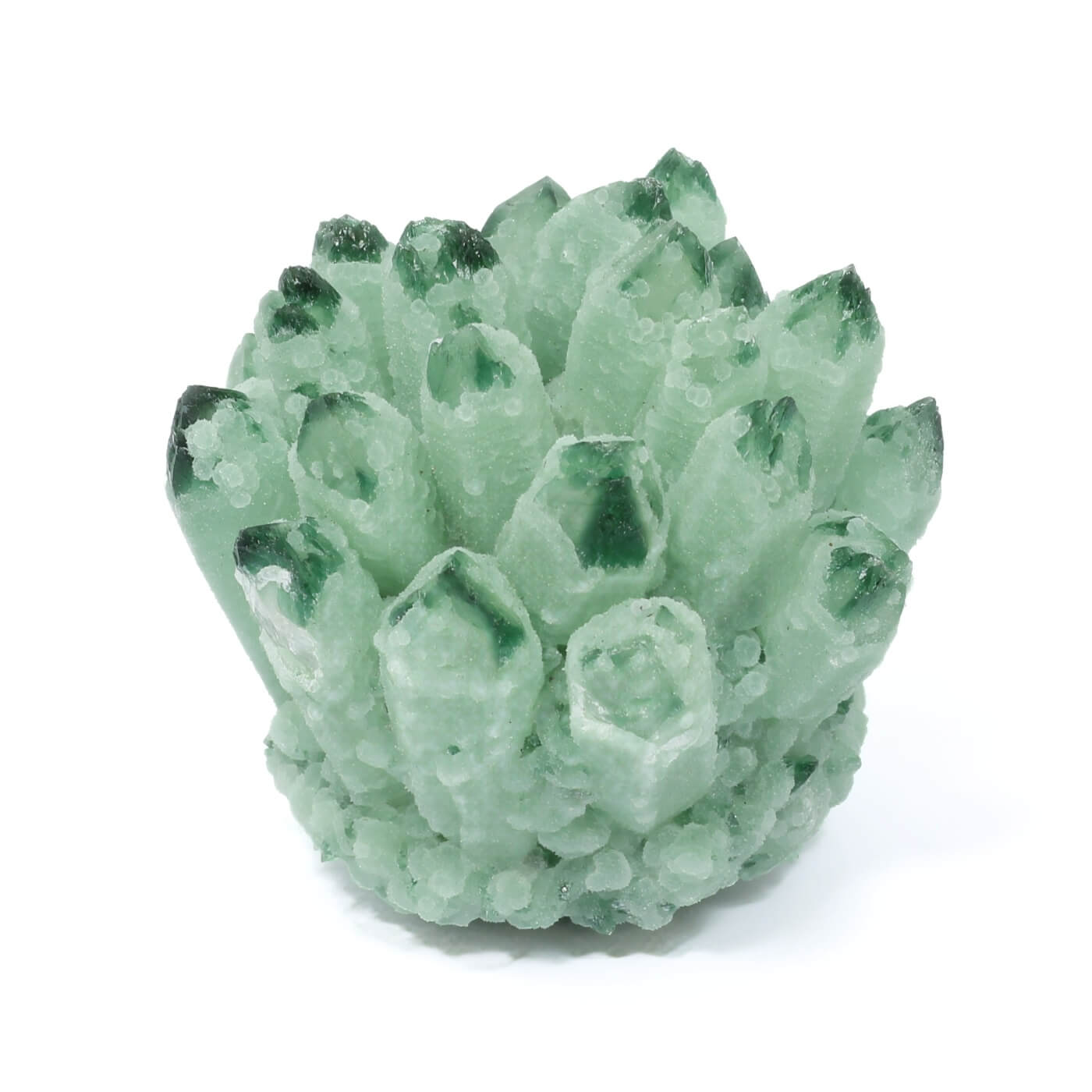 Green Phantom Quartz Cluster (410g)