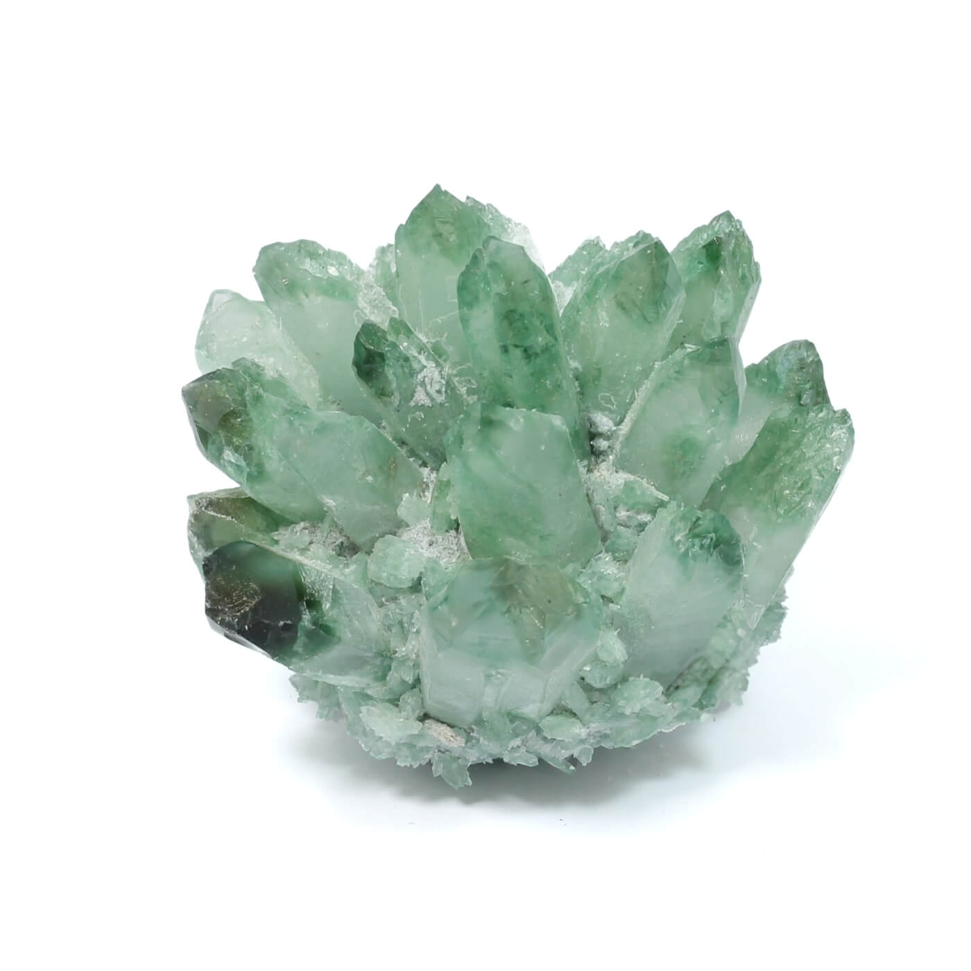 Green Phantom Quartz Cluster (382g)