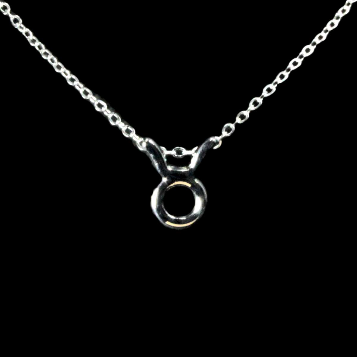 Taurus Zodiac Silver Necklace
