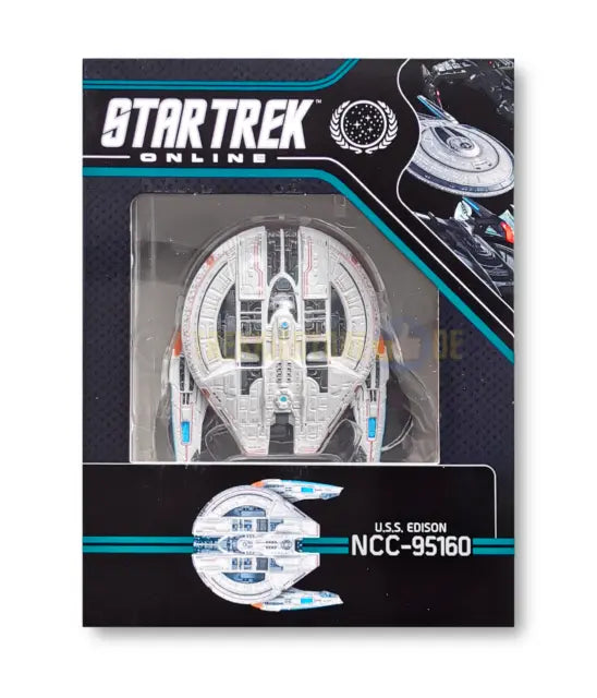 #17 U.S.S. Edison NCC-95160 Federation Temporal Warship Model Diecast Ship STO (Eaglemoss / Star Trek)