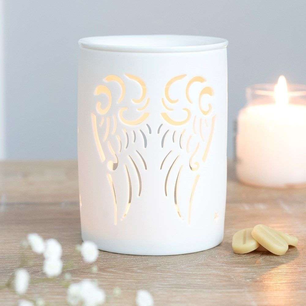 White Angel Wings Wax/Oil Melter