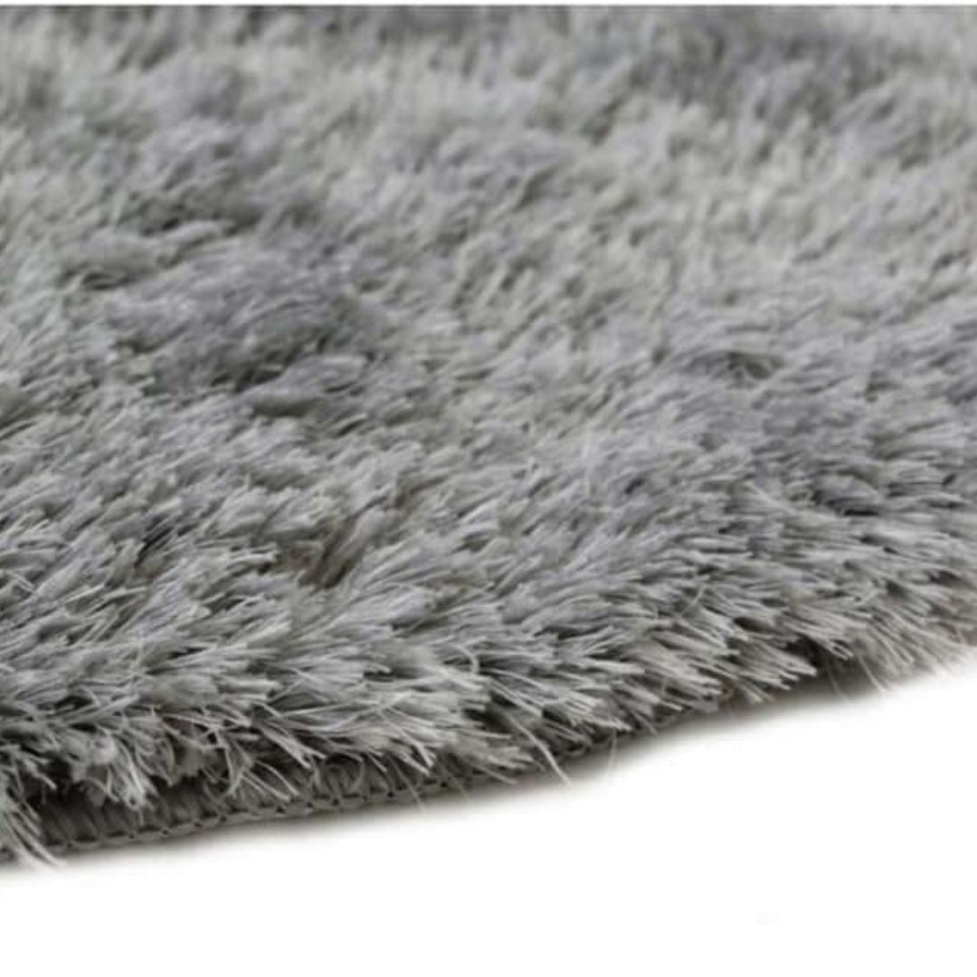 Soft Washable Grey Shaggy Rug | SA-04