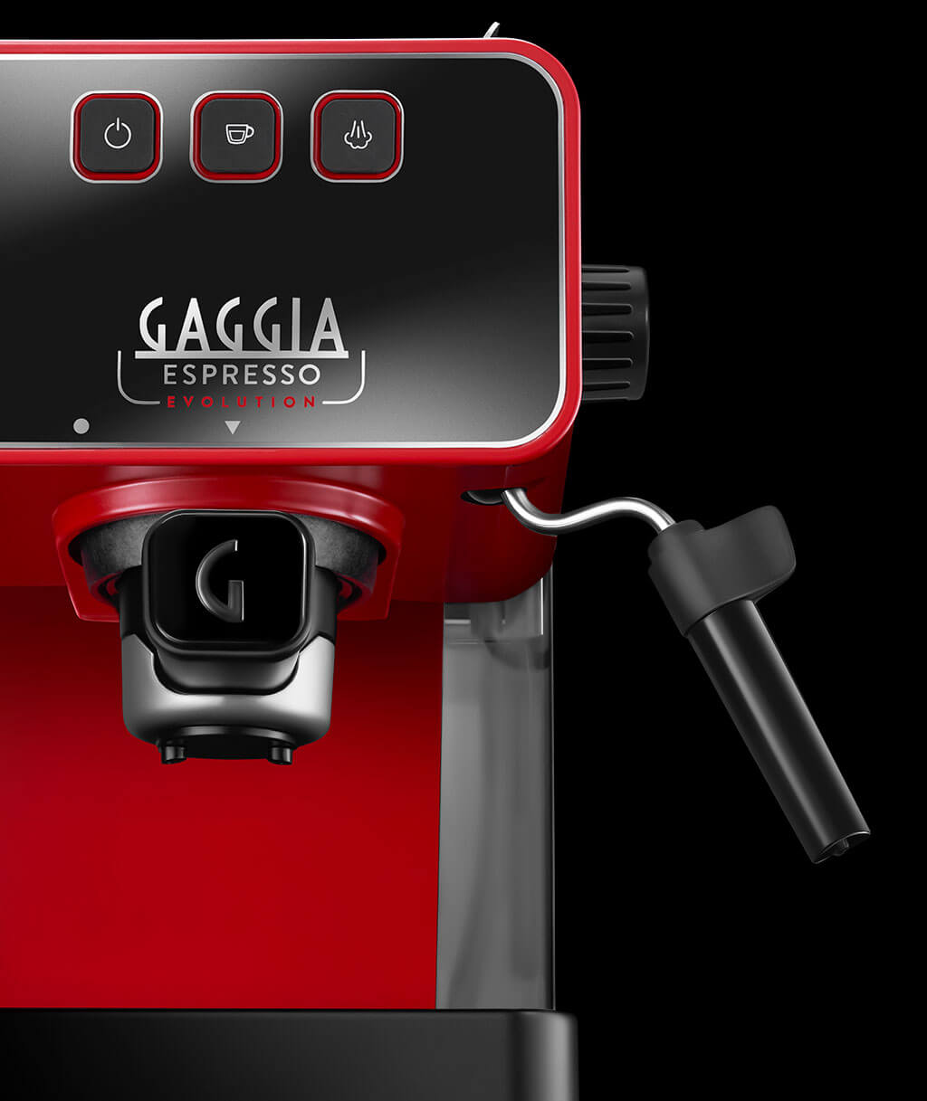 Buy Gaggia Espresso Evolution Red Coffee Machine Online - Fast Nationwide Delivery