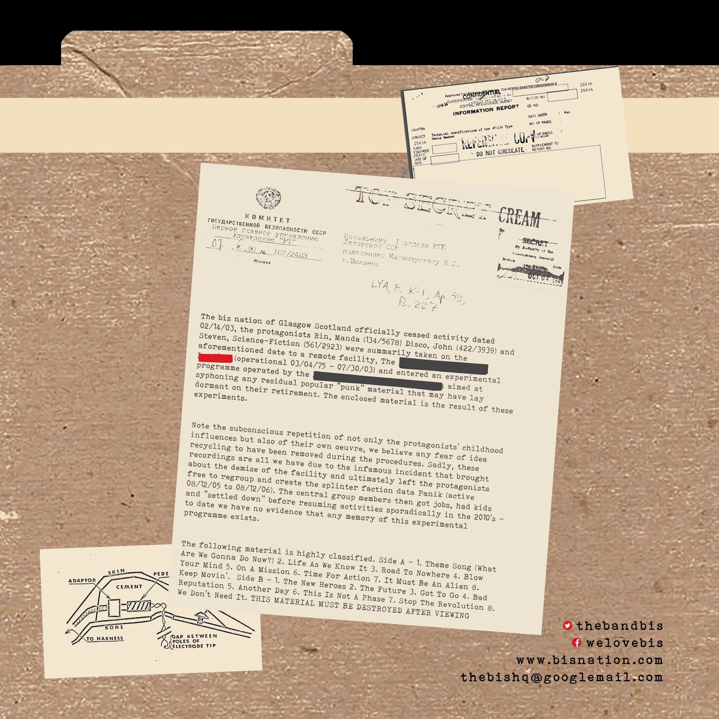 bis - Music For Animations - Highly Classified Coloured Vinyl LP & DL