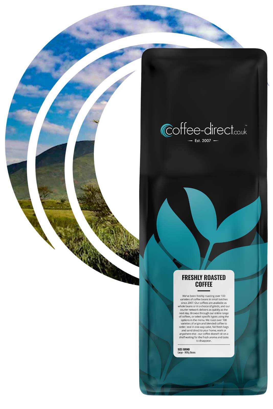 Buy Uganda Light Continental Roast Coffee Online - Fast Nationwide Delivery