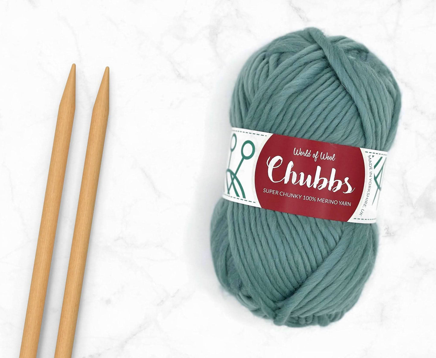 Teal Merino Super Chunky – Pastures Green Fabulously Soft Merino Wool Yarn | Available at Teas & Antiques | Fast UK Delivery