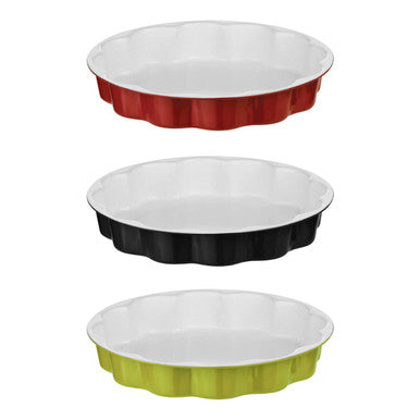 Ecocook Lime Green Flan Dish.