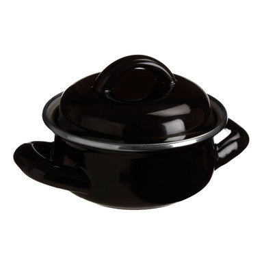 Porter Black Enamel Mini Casserole Dish