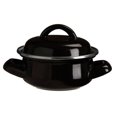 Porter Black Enamel Mini Casserole Dish