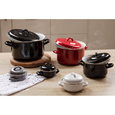 Porter Black Enamel Mini Casserole Dish