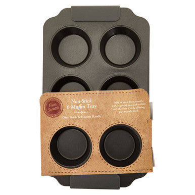 From Scratch Grey Six Cup Muffin Tray.