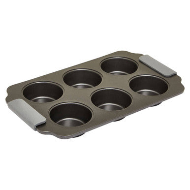 From Scratch Grey Six Cup Muffin Tray.
