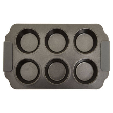 From Scratch Grey Six Cup Muffin Tray.