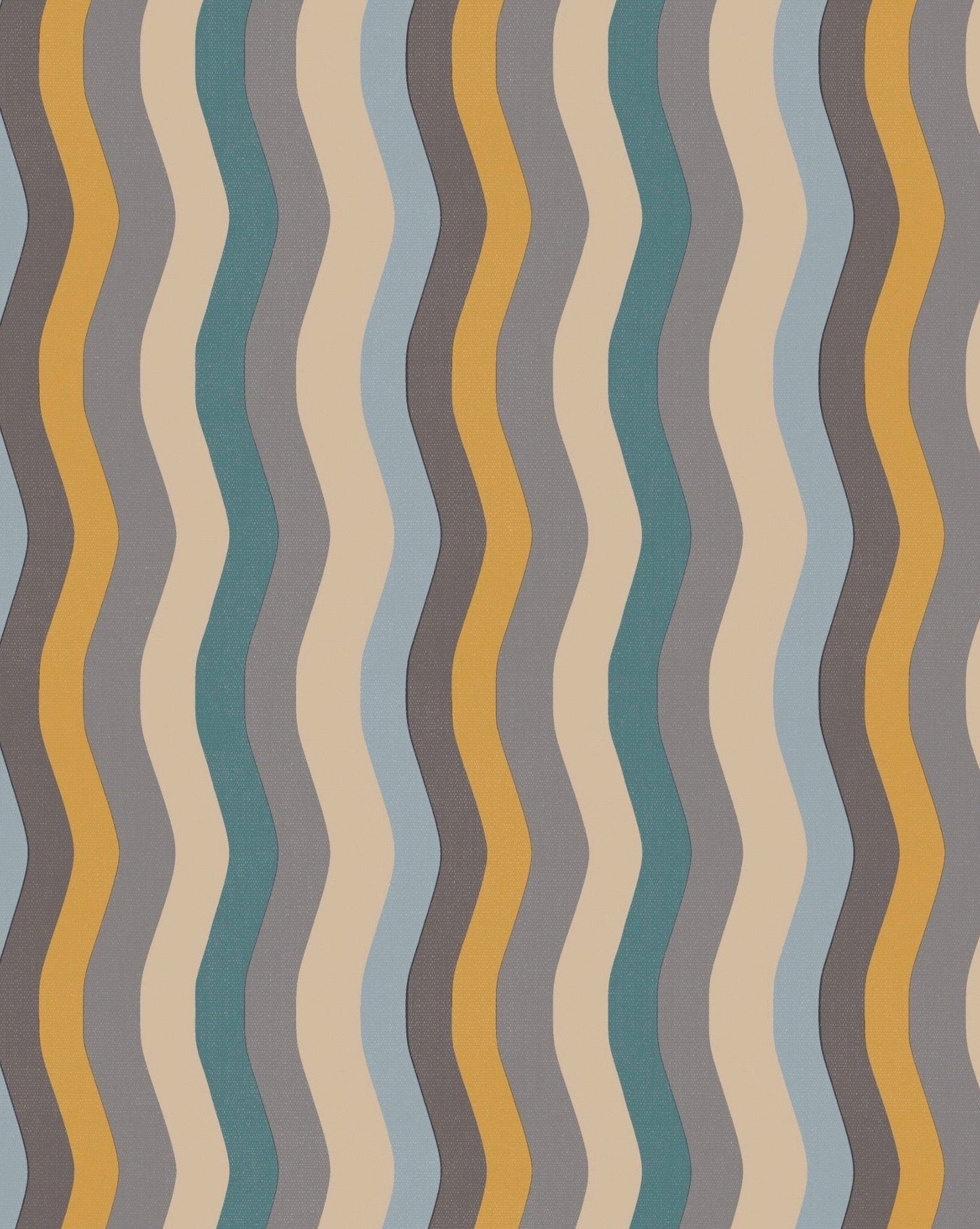 Wavy Stripe Wallpaper