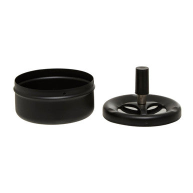 Matte Black Spinning Ashtray