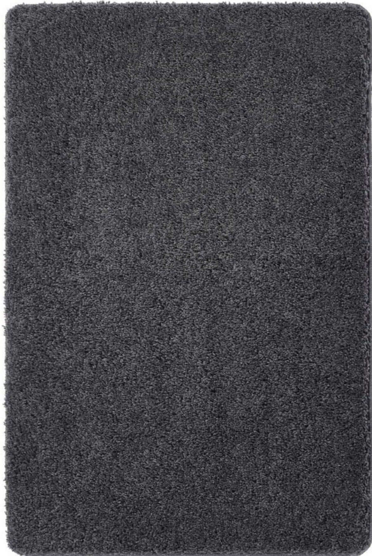 Washable Charcoal Shaggy Rug