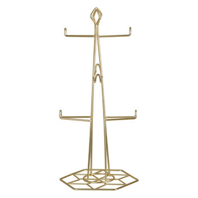 Vertex Contour Matte Gold Mug Tree