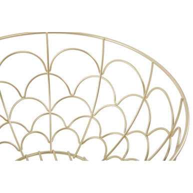Vertex Deco Matte Gold Fruit Basket