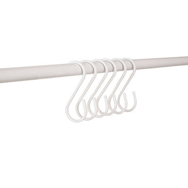 Set Of Ten Sorello Matt White Hooks