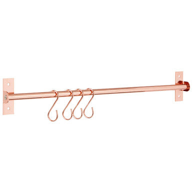 Sorello Set Of 10 Rose Gold Hanging Hooks