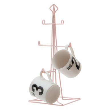 Vertex Pink Finish 6 Mug Tree