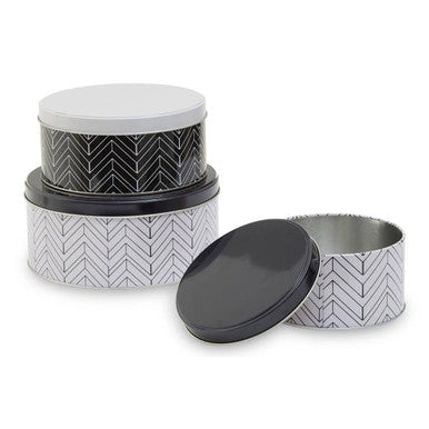 Paice Set Of Three Urban Storage Tins