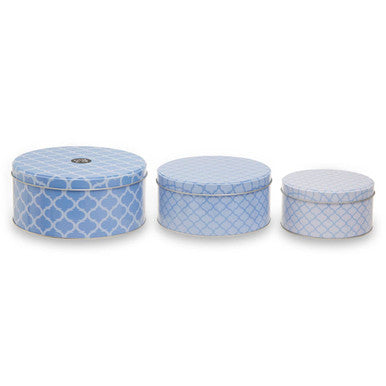 Set Of Three Kensington Storage Tins