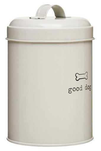 Adore Pets 1.2Ltr Good Dog Grey Food Storage Canister