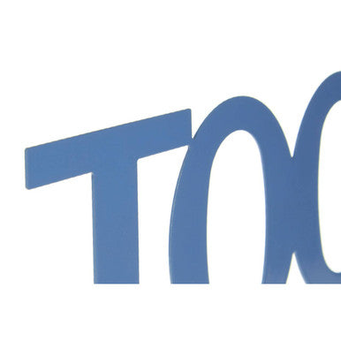 Alpha Blue Enamel Too Hot Metal Trivet