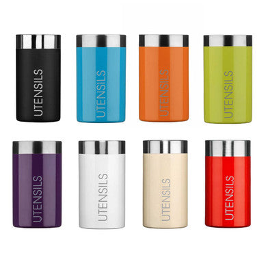 Black Enamel Utensils Holder