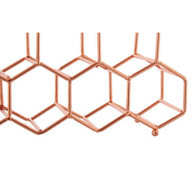 Vertex 10 Bottle Copper Plated Spice Rack