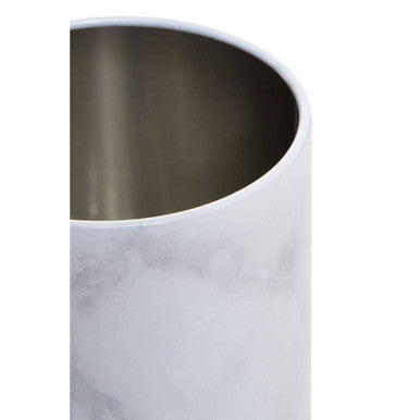 Easton White Marble Effect Utensil Holder