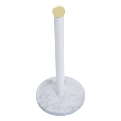 Easton White Marble Effect Kitchen Roll Holder