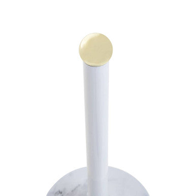 Easton White Marble Effect Kitchen Roll Holder