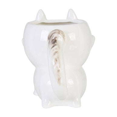 Gigil White Cat Mug
