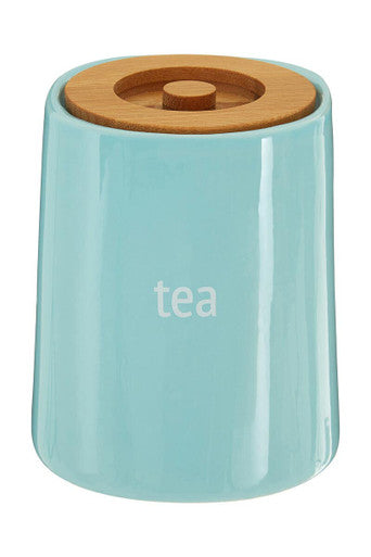 Fletcher Blue Ceramic Tea Canister