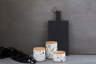 Speckled Small Storage Canister
